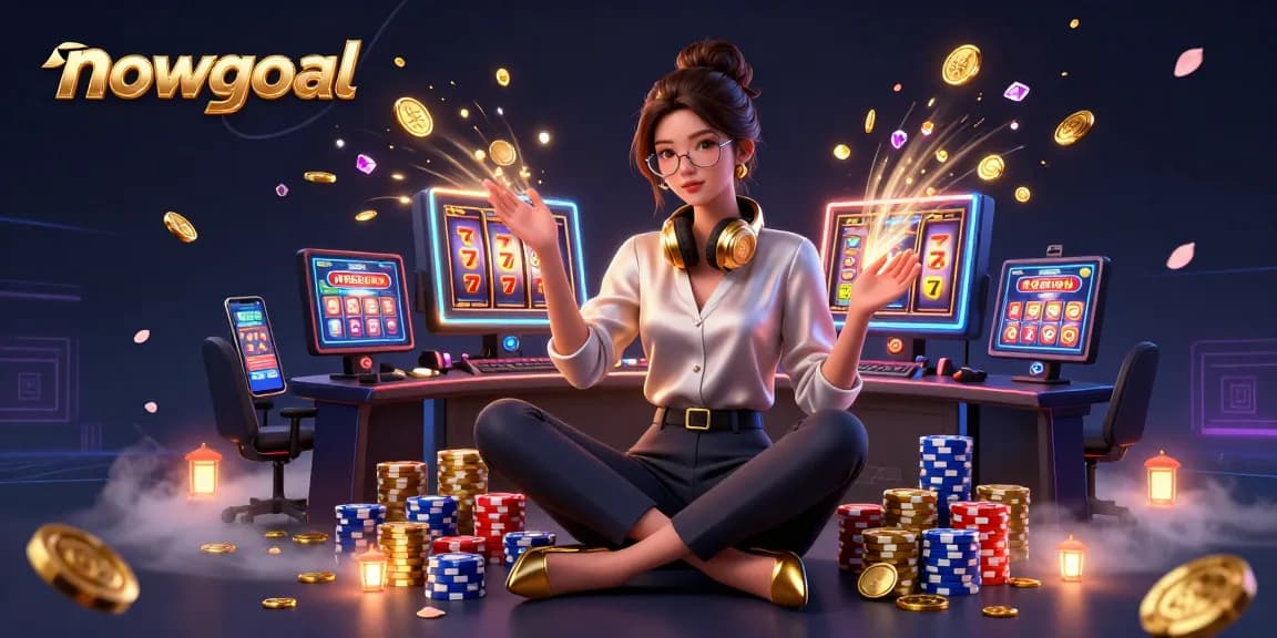 Experience winning strategies with nowgoal's immersive slot gaming scene featuring dynamic visuals.