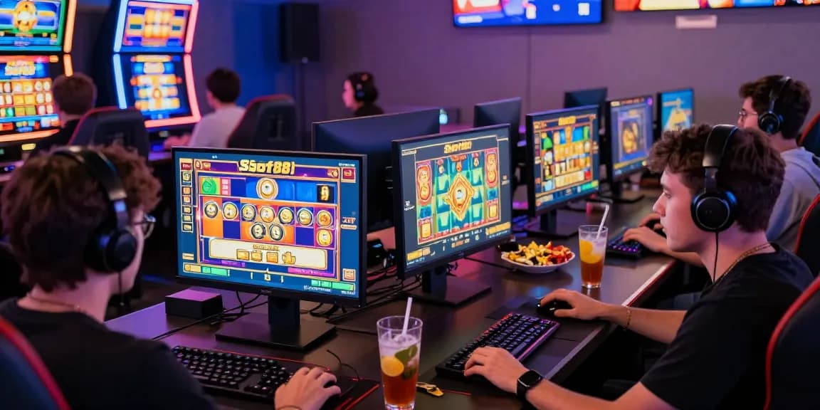 Pengalaman bermain situs slot gacor dengan pemain fokus dan antusias di ruang permainan modern.