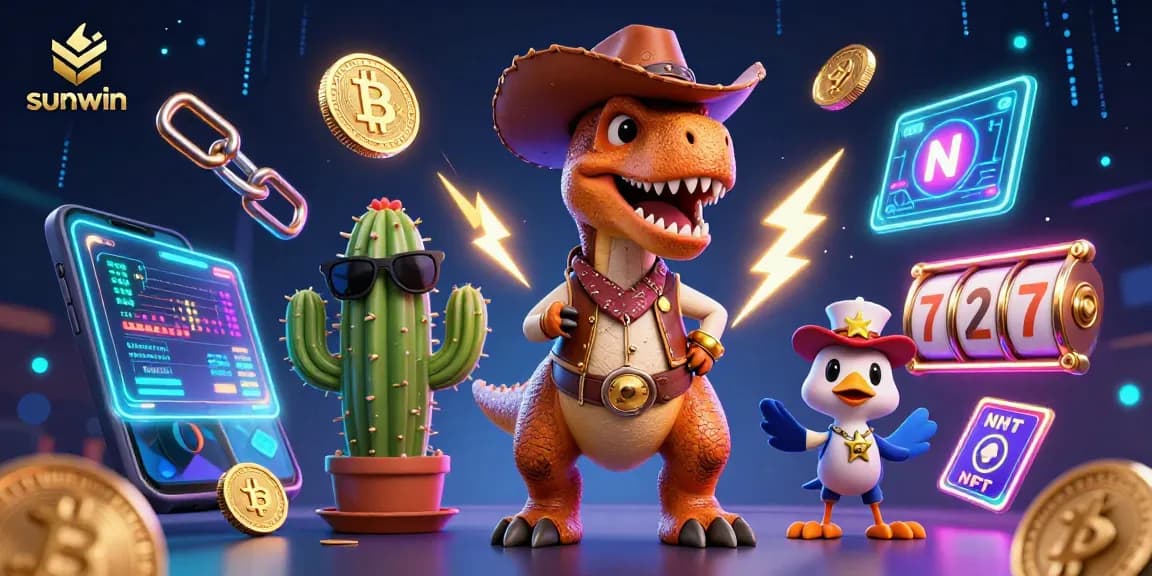 Join the fun at sunwin by spinning reels and winning big with 3D cartoon characters!