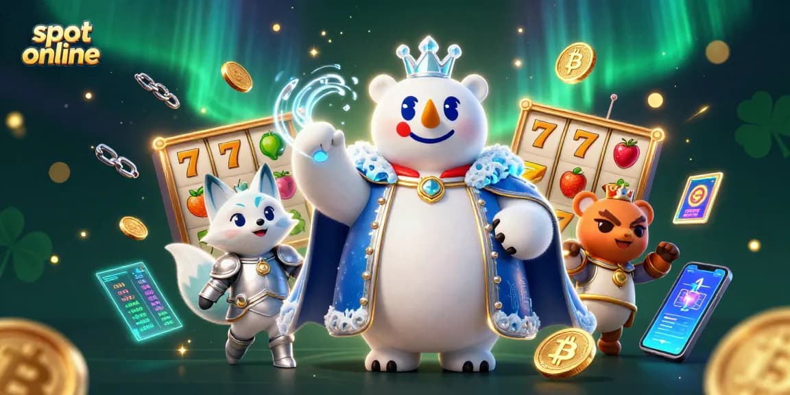 Permainan slot online menampilkan gulungan slot, simbol buah, dan jackpot yang menarik perhatian.