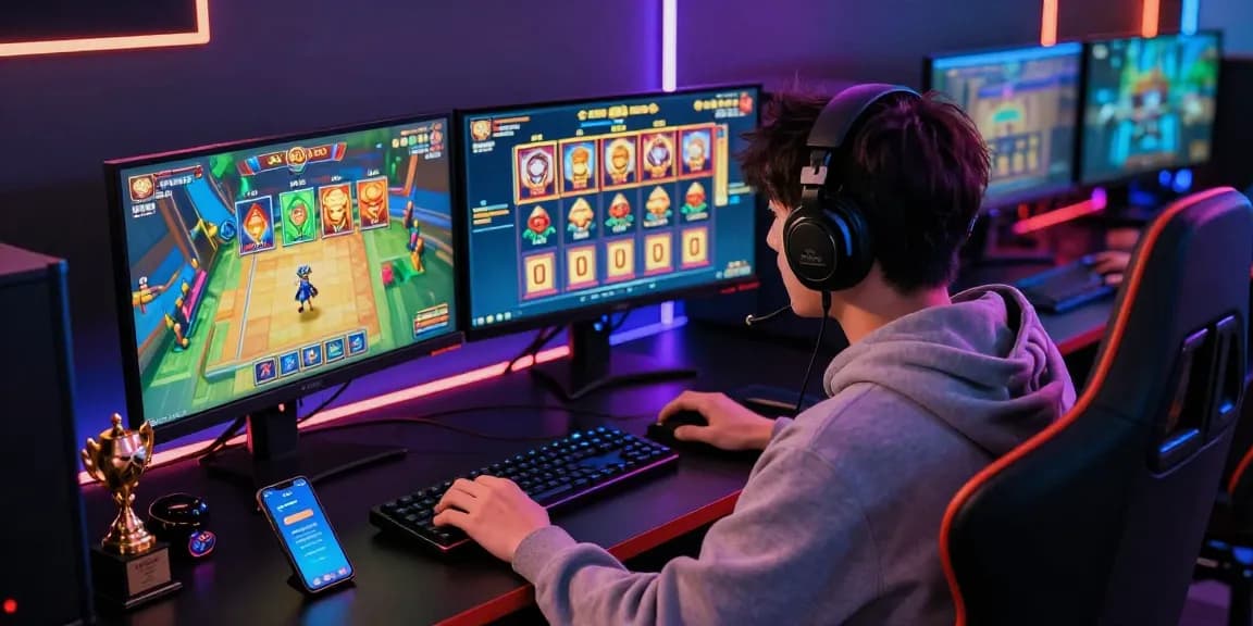 Pemain sedang berfokus pada permainan slot gacor di cipung138 dengan suasana gaming yang dinamis.