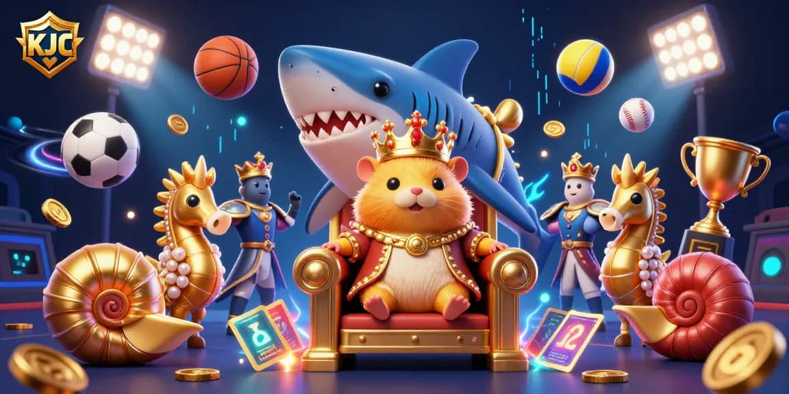 Engage with KJ C while experiencing the excitement of a casino with dynamic game elements and vibrant characters.