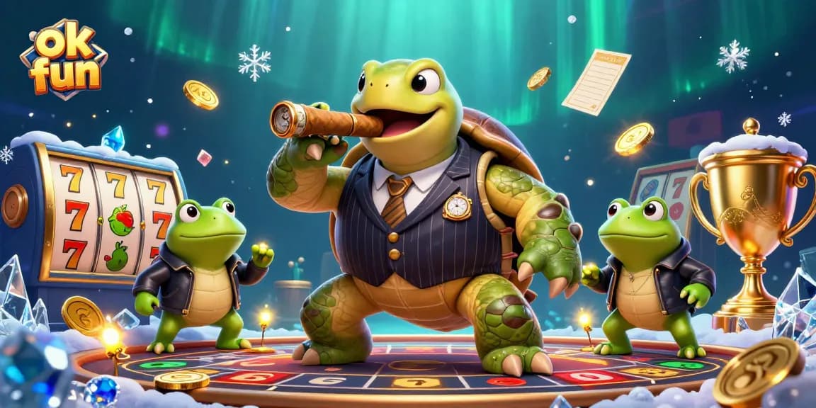 Engage with ok fun in a vibrant casino scene featuring captivating characters and dynamic elements.