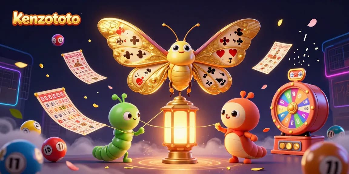Play lottery games with kenzototo in a vibrant, dynamic casino environment filled with excitement.
