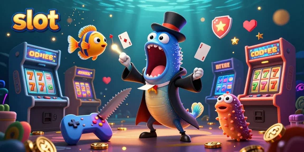 Menangkan slot dengan gulper eel ahli sulap, ikan pemancing, dan mentimun laut dalam aksi magis.