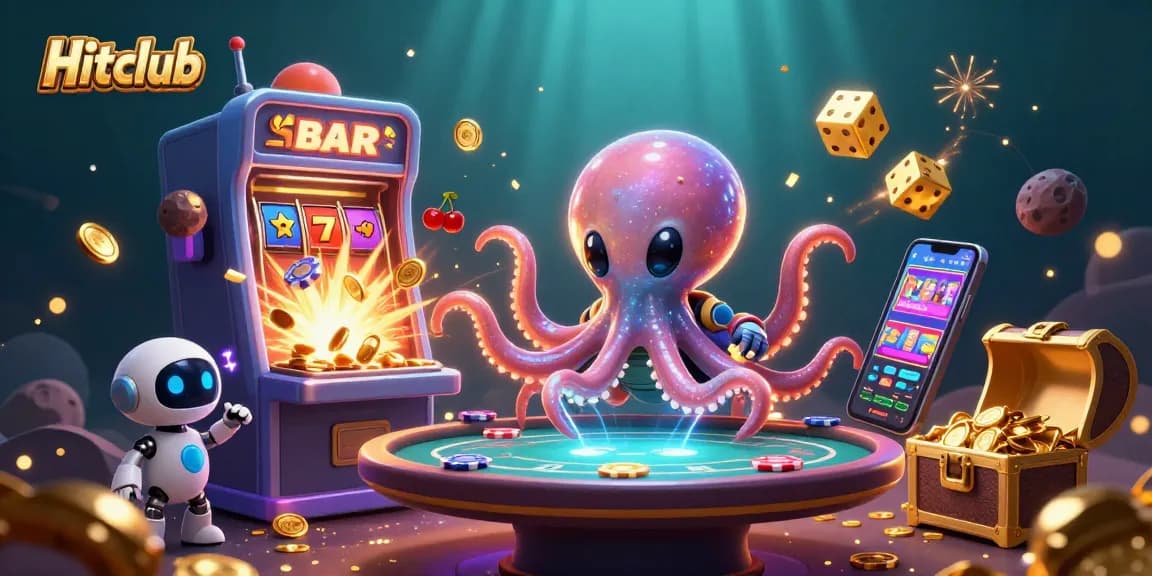 Hitclub offers exciting alien-themed poker gaming experience with vibrant visuals.