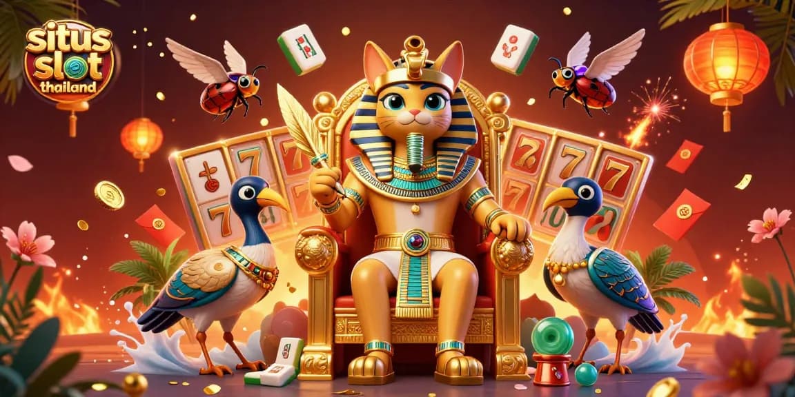 Experience the excitement of situs slot thailand with dynamic slot reels and vibrant casino elements!