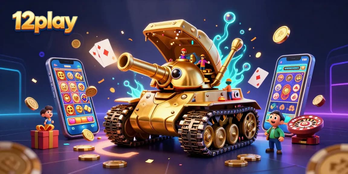 Experience thrilling gameplay at 12play with vibrant slot reels and exciting casino action.