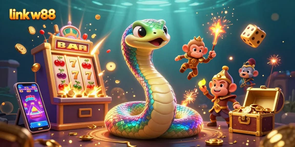 Khám phá link w88 trong không gian casino hoành tráng với rương vàng đầy ắp.