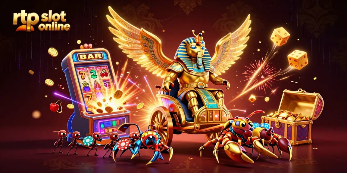 Menggunakan rtp slot online, keyakinan beraksi dengan slot mesin yang penuh koin dan simbol keberuntungan yang memukau.