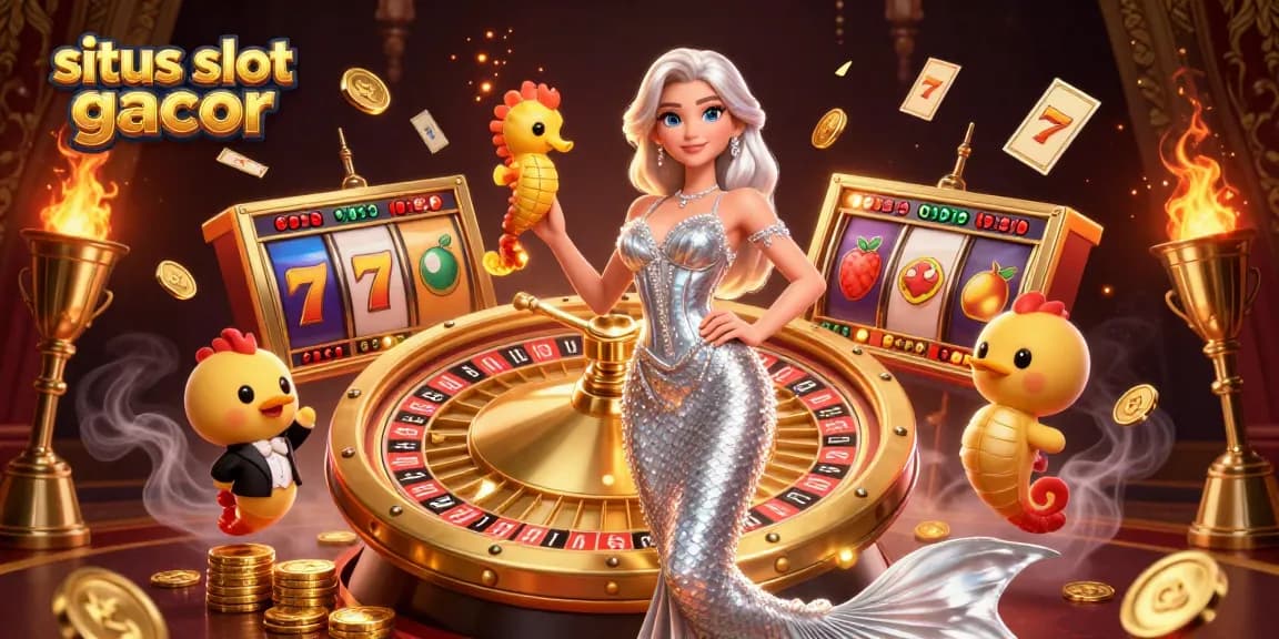 Engage with the situs slot gacor atmosphere featuring exciting slot reels and lucky symbols.