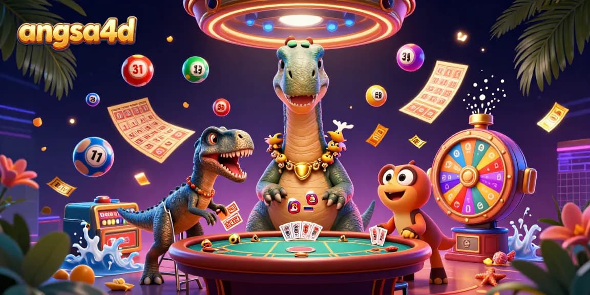 Join the excitement at angsa4d's vivid casino scene with games, colorful elements, and dynamic action.