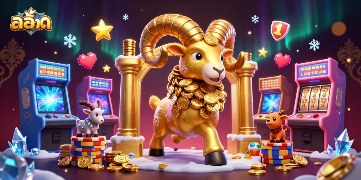 Spin the reels and win big with สล็อต in this captivating casino illustration.