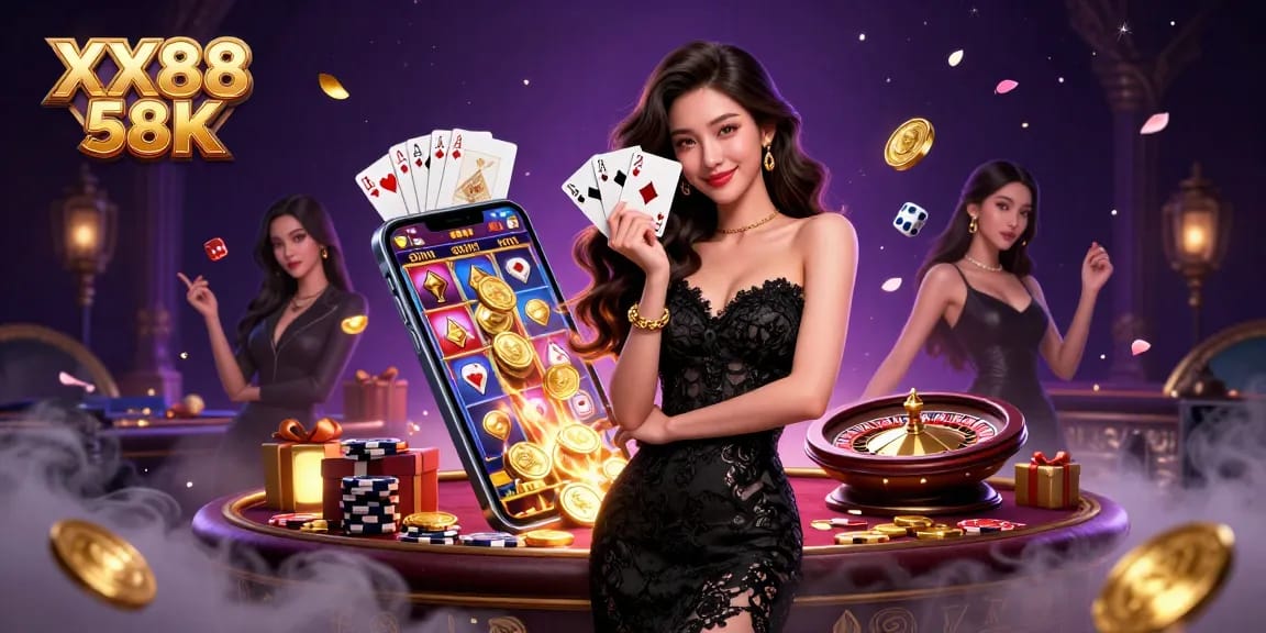 Play and win with XX88 58K while enjoying stunning casino gaming experiences and rewards.