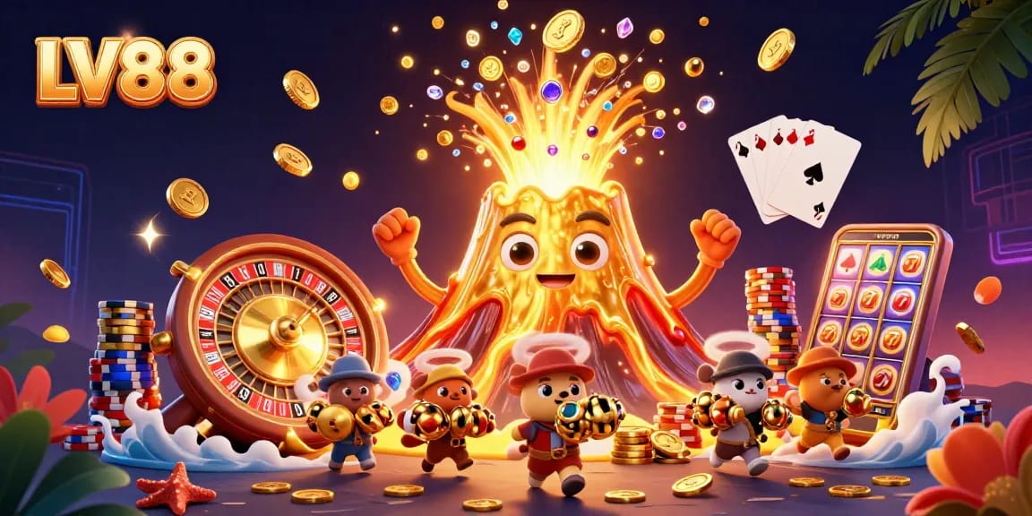 Win big at LV88 with an explosive eruption of treasures and gaming excitement!