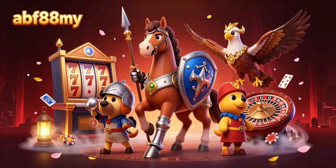 Experience thrilling gameplay and win with afb88my's vibrant medieval casino scene.