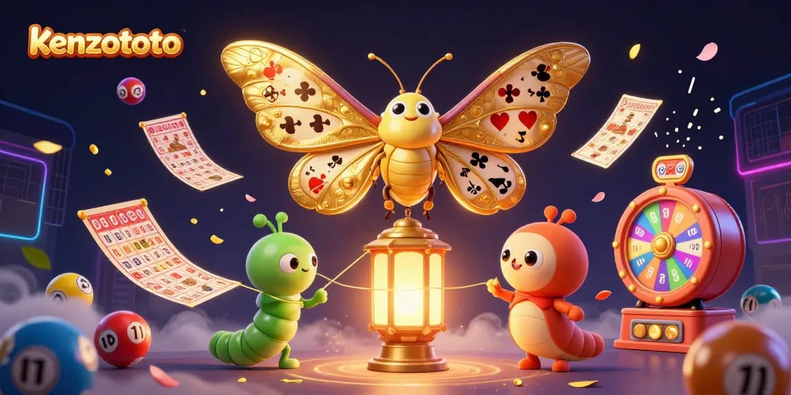 Play lottery games with kenzototo in a vibrant, dynamic casino environment filled with excitement.