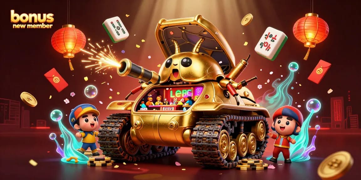 Experience the thrill of a bonus new member at a miniature casino inside a golden beetle tank.