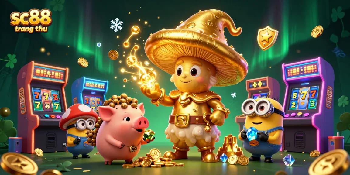 Experience thrilling action at sc88 trang chủ with an enchanting 3D illustration of a magical casino adventure.
