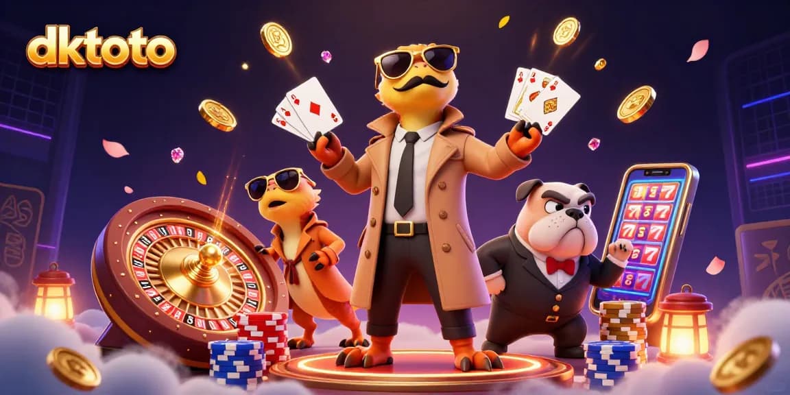 Experience thrilling action with dktoto, where raptors and winning gambling elements meet in a vibrant casino.