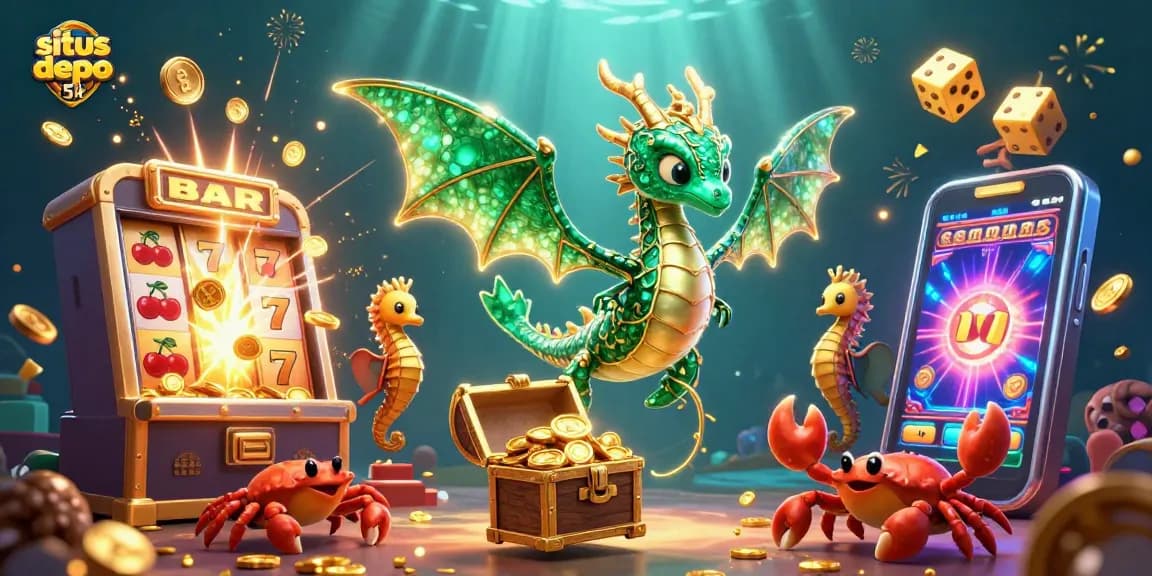 Engage with situs depo 5k and experience the thrill of jackpots with a vibrant underwater casino scene.
