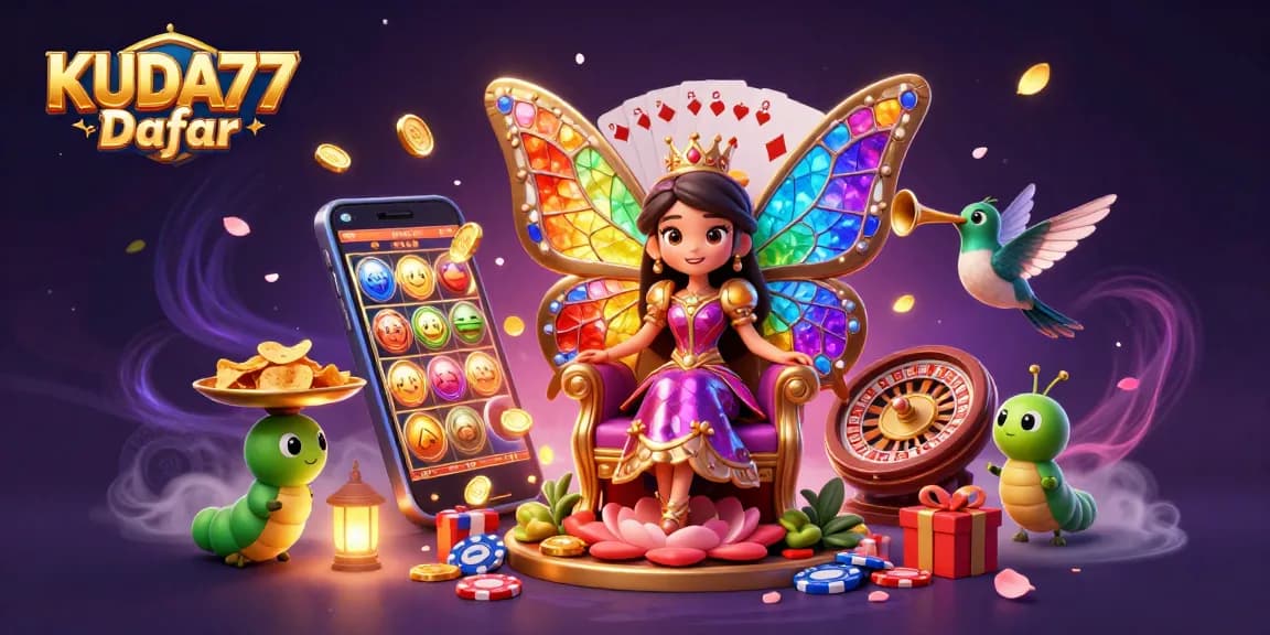 Menangkan pengalaman bermain di KUDA77 Daftar dengan ilustrasi kasino 3D yang memukau.