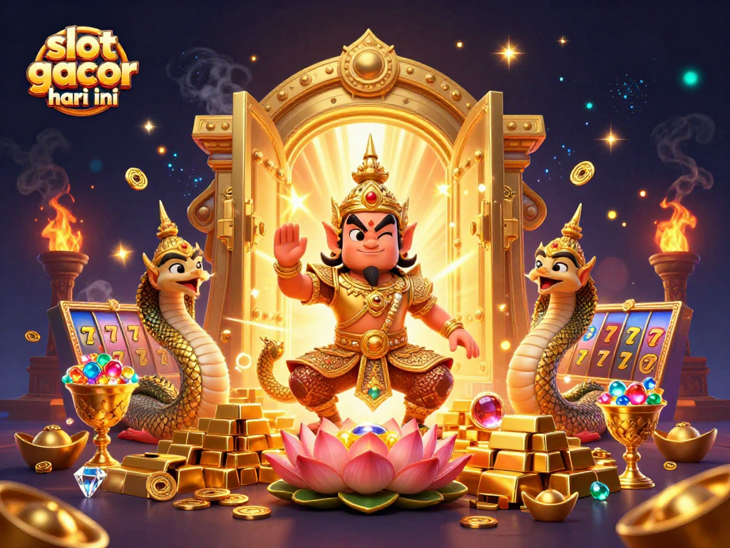 Menangkan slot gacor hari ini dengan penjaga kuil bertema kasino dan beragam harta berkilauan.