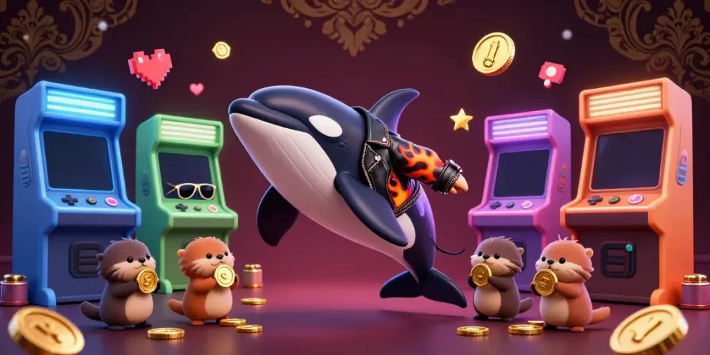 Experience big wins at CSGO Casino, with cartoon sea characters and vibrant gaming elements.