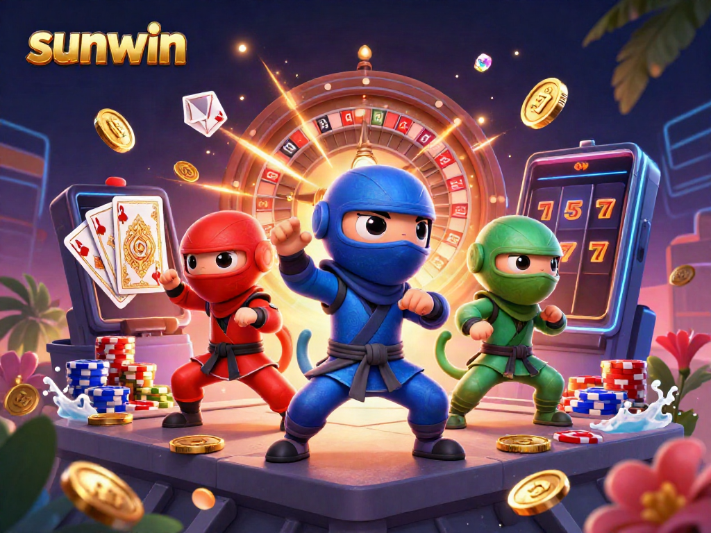Experience the thrill of sunwin with ninja chameleons showcasing casino excitement and rich rewards.