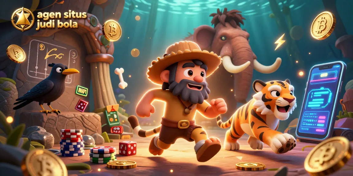 Join the action in the agen situs judi bola prehistoric casino adventure with crypto elements!