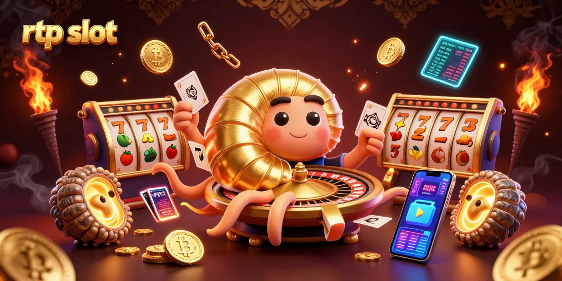 Engage with rtp slot action as a giant nautilus spins the roulette wheel amid glowing currencies.