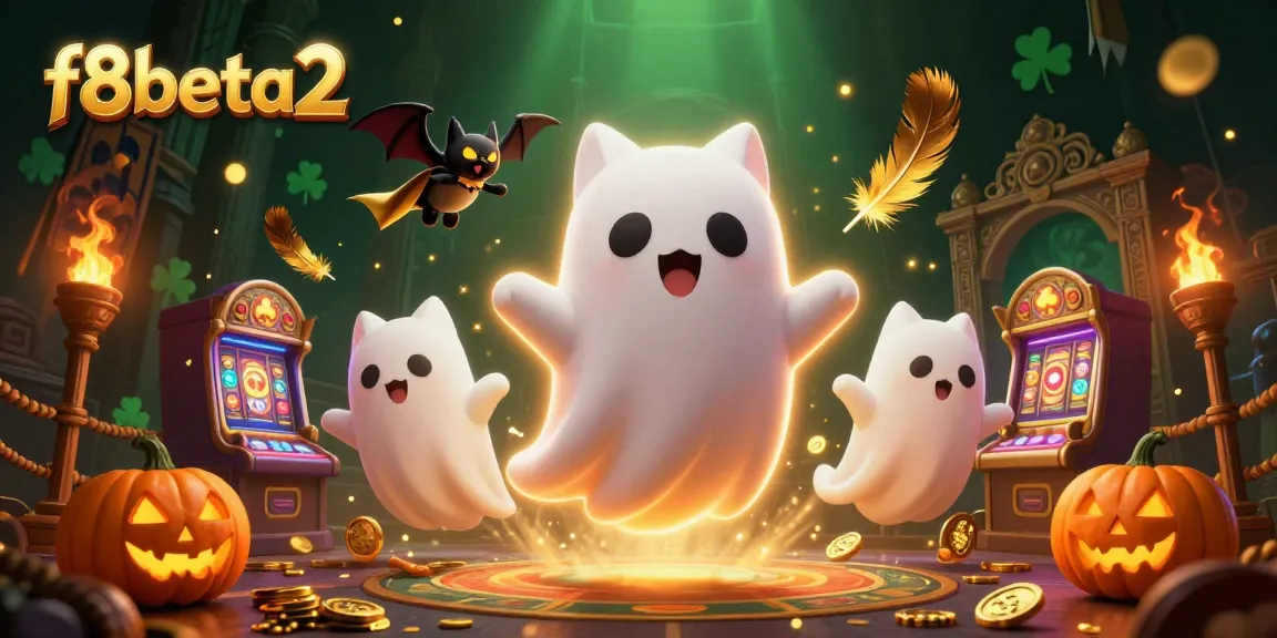 Experience thrilling wins at f8beta2 with a ghost cat and treasures in a haunted casino